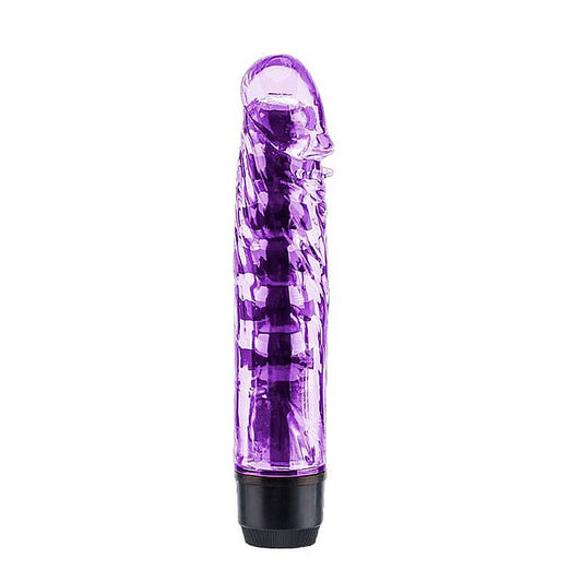 VIBRADOR PERSONAL COM CAPA EM JELLY ROXO