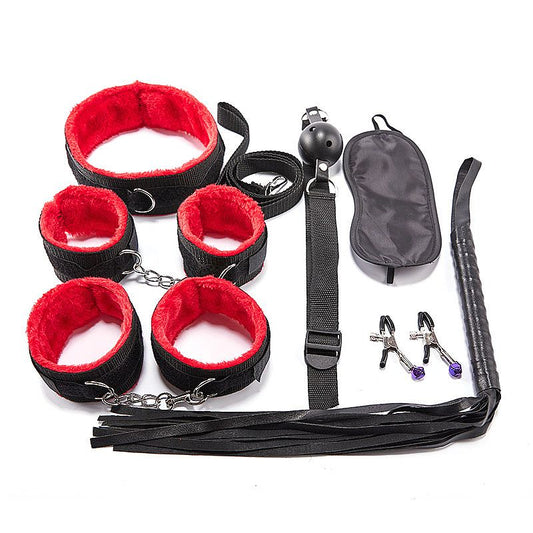 KIT SADO BONDAGEM VERMELHO