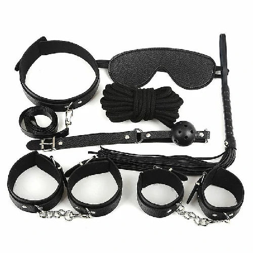 KIT SADO BONDAGEM PRETO