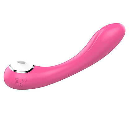 VIBRADOR DE CLITORIS COM PULSAÇÃO E PONTO G COM VIBRAÇÃO PINK PLUM