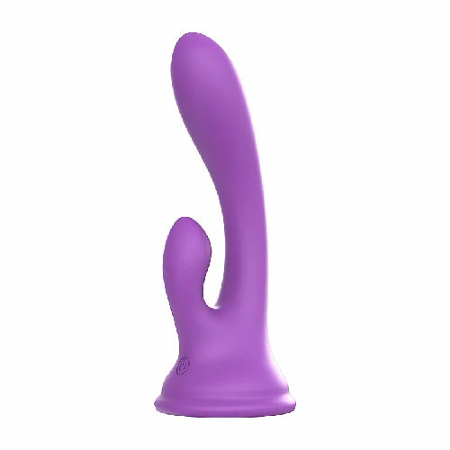 VIBRADOR DE PONTO G E CLITORIS DOLPHIN LOVER ROXO S-HANDE