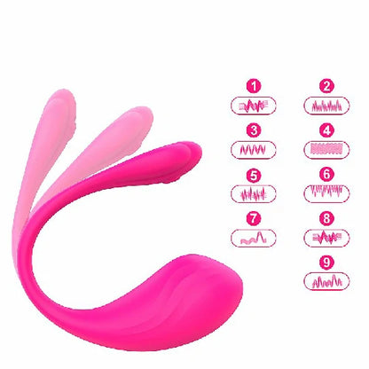 VIBRADOR BULLET CASAL VIA APP DMITRY PINK