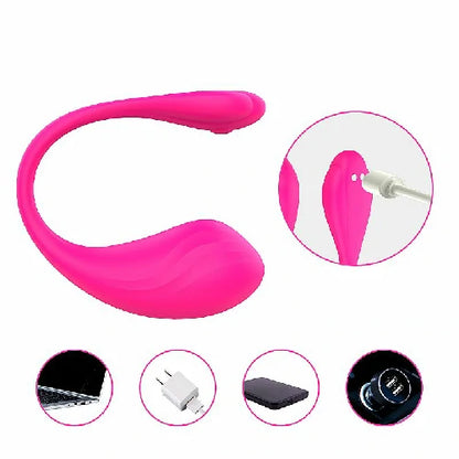 VIBRADOR BULLET CASAL VIA APP DMITRY PINK