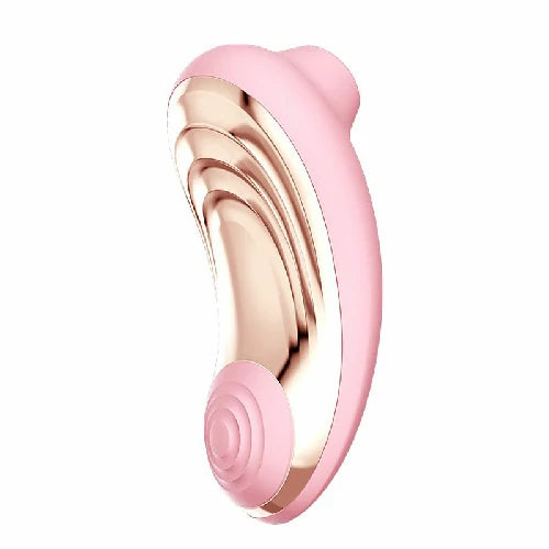 VIBRADOR DE PULSAÇÃO COM DEDILHAR TAPPING XIDA ROSA