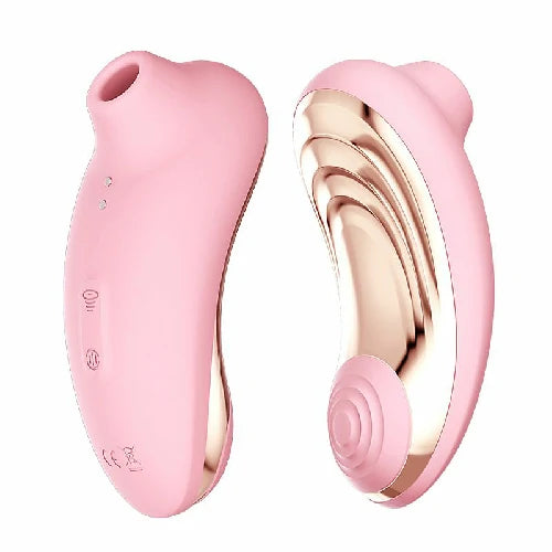 VIBRADOR DE PULSAÇÃO COM DEDILHAR TAPPING XIDA ROSA