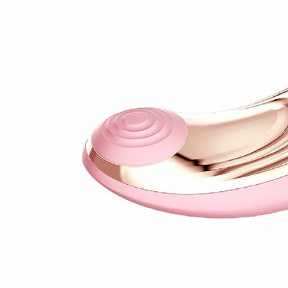 VIBRADOR DE PULSAÇÃO COM DEDILHAR TAPPING XIDA ROSA