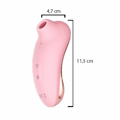 VIBRADOR DE PULSAÇÃO COM DEDILHAR TAPPING XIDA ROSA