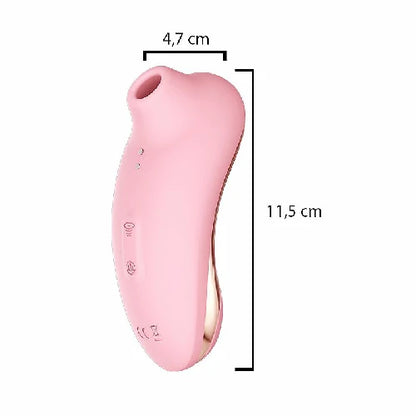 VIBRADOR DE PULSAÇÃO COM DEDILHAR TAPPING XIDA ROSA