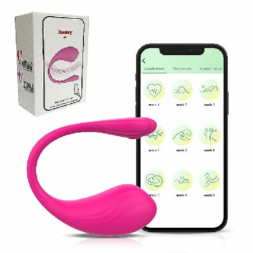 VIBRADOR BULLET CASAL VIA APP DMITRY PINK