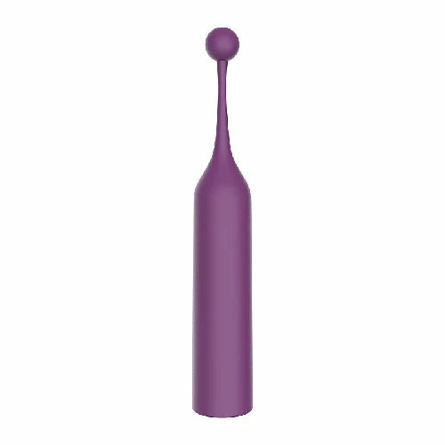 VIBRADOR DE CLITORIS COM 03 OPÇÕES DE PONTA ROXO