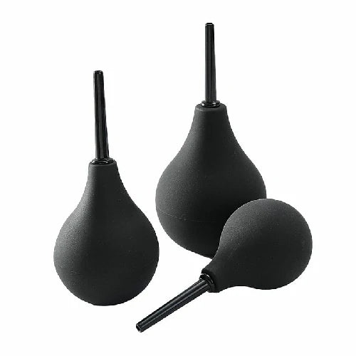 DUCHA HIGIÊNICA ANAL E VAGINAL COM APLICADOR 230 ML PRETA