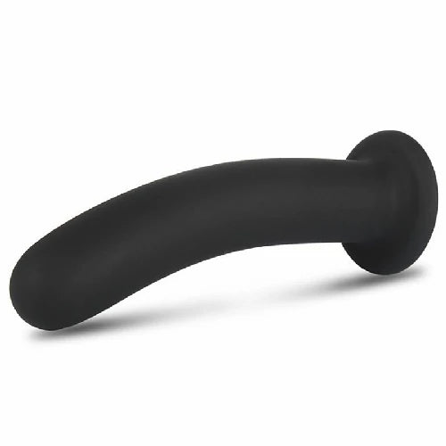 PLUG ANAL LONGO EM SILICONE PRETO 15 X 3,0 CM