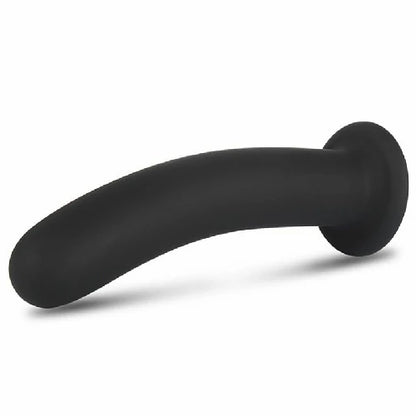PLUG ANAL LONGO EM SILICONE PRETO 15 X 3,0 CM
