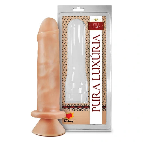PRÓTESE MACIÇA COM VENTOSA 17,4 X 4 CM SEXY FANTASY