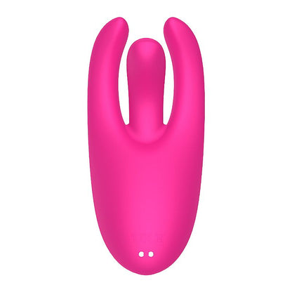 VIBRADOR DE PONTO G COM ESTIMULADOR DE CLITORIS COM DEDILHAR VEM CA PINK