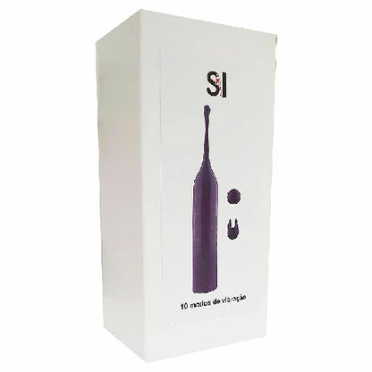 VIBRADOR DE CLITORIS COM 03 OPÇÕES DE PONTA ROXO