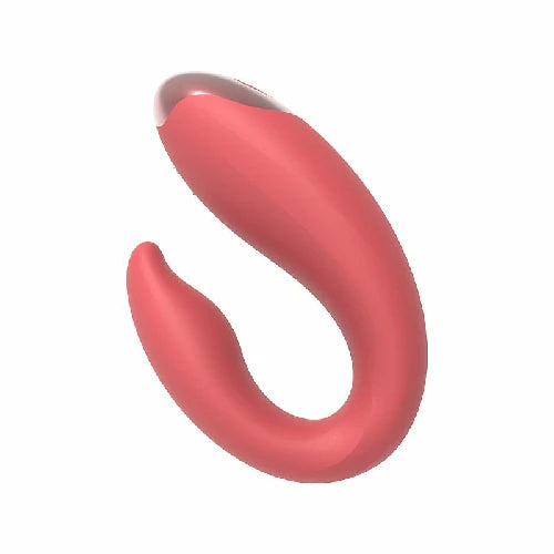 VIBRADOR CASAL VERMELHO COM CASE EM ACRILICO 10 MODOS DE VIBRAÇÃO