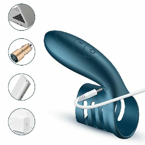 ANEL PENIANO COM ESTIMULADOR DE CLITORIS DIK