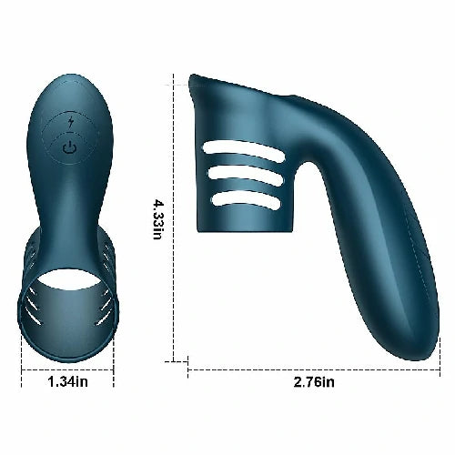 ANEL PENIANO COM ESTIMULADOR DE CLITORIS DIK