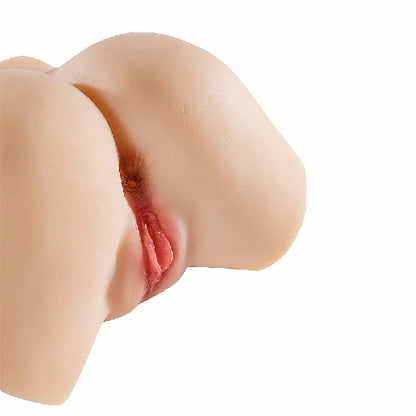 MASTURBADOR BUNDA REALISTA COM VAGINA E ANUS 20 X 16 CM
