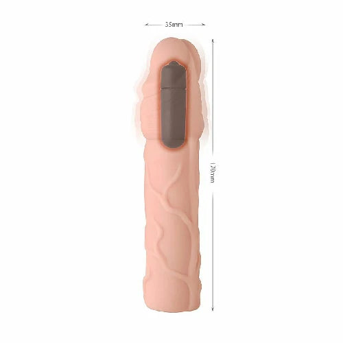 CAPA PENIANA COM VIBRO 17 X 3,5 VSCN VELTY