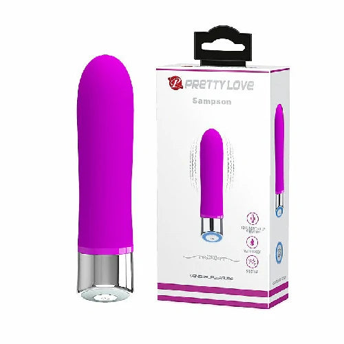 VIBRADOR PONTO G SAMPSON ROXO PRETTY LOVE