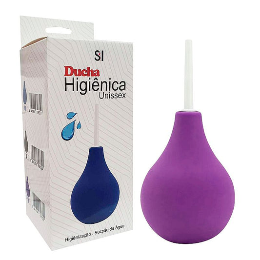 DUCHA HIGIÊNICA ANAL E VAGINAL COM APLICADOR 230 ML ROXA