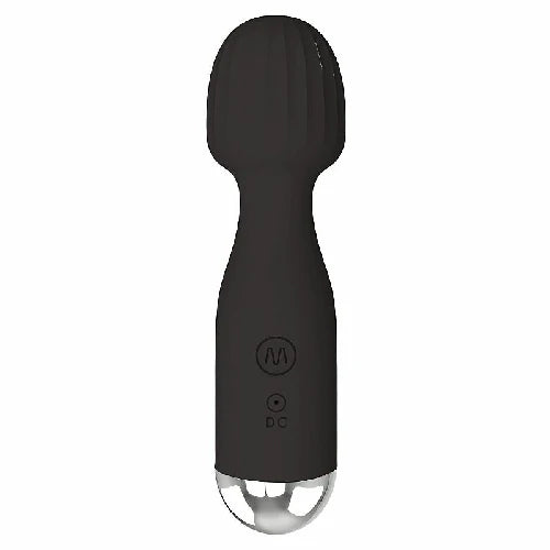 VIBRADOR VARINHA MAGICA RECARREGAVEL MINA 15,3 X 4,1 CM PRETA