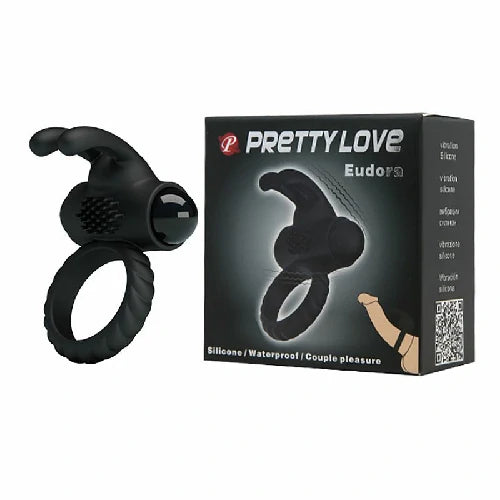 ANEL PENIANO COM VIBRADOR EUDORA PRETTY LOVE