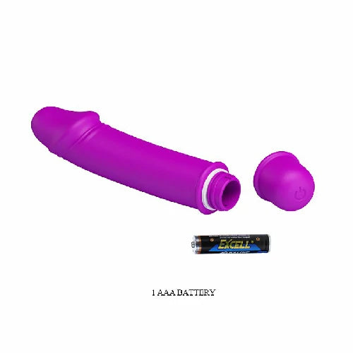 VIBRADOR PONTO G FORMATO PENIS ROXO EMILY PRETTY LOVE
