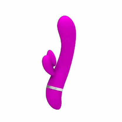 VIBRADOR PONTO G E CLITORIS BERT ROXO PRETTYLOVE