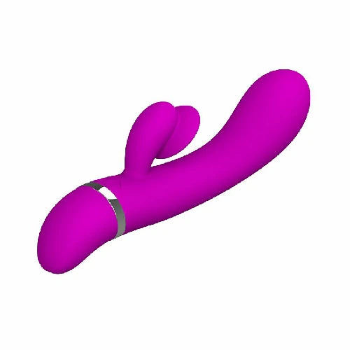 VIBRADOR PONTO G E CLITORIS BERT ROXO PRETTYLOVE