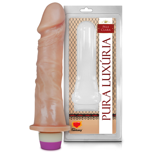 PRÓTESE COM VIBRADOR INTERNO 18 X 4,4 CM SEXY FANTASY