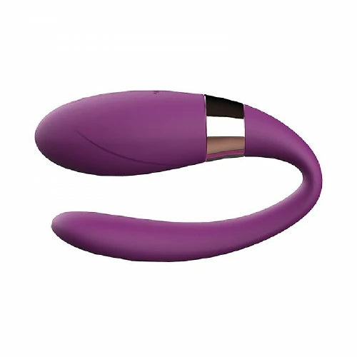VIBRADOR DE CASAL SEX MASSAGER ROXO CRYPL DIBE