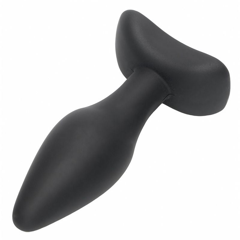 PLUG EM SILICONE PRETO FORMATO ARCO TAMANHO G