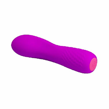 VIBRADOR DE PONTO G RECARREGAVEL ADAM ROXO PRETTY LOVE