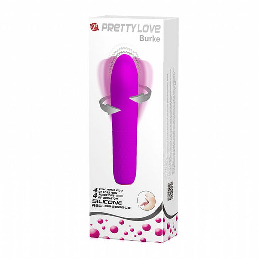 VIBRADOR DE PONTO G RECARREGAVEL RONALD BURKE ROXO PRETTYLOVE