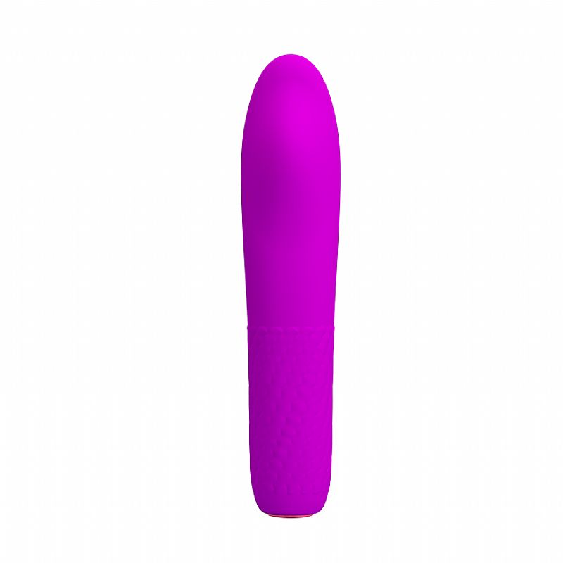 VIBRADOR DE PONTO G RECARREGAVEL RONALD BURKE ROXO PRETTYLOVE