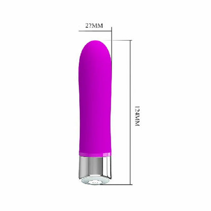 VIBRADOR PONTO G SAMPSON ROXO PRETTY LOVE