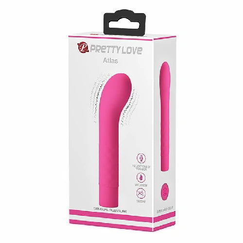 VIBRADOR PONTO G ATLAS PINK PRETTYLOVE