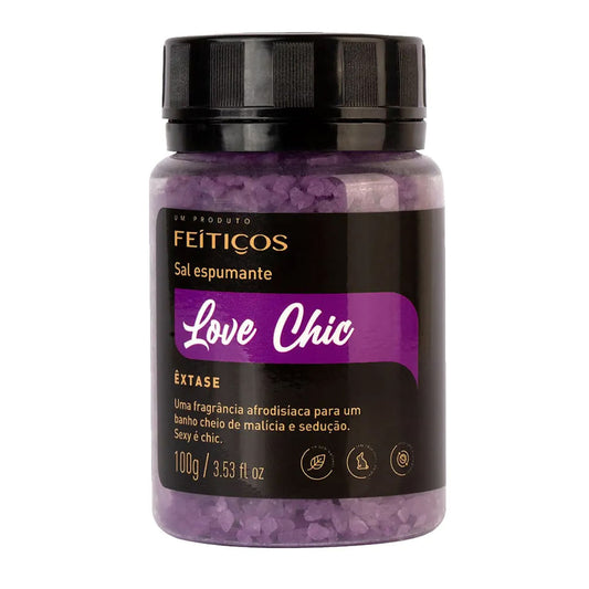 LOVE CHIC ÊXTASE SAL ESPUMANTE 100G FEITIÇOS