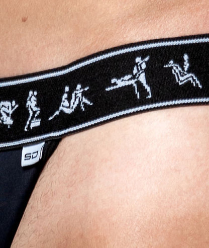 JOCK BRANCA EM SUPLEX COM ELÁSTICO KAMA SUTRA GAY SD CLOTHING