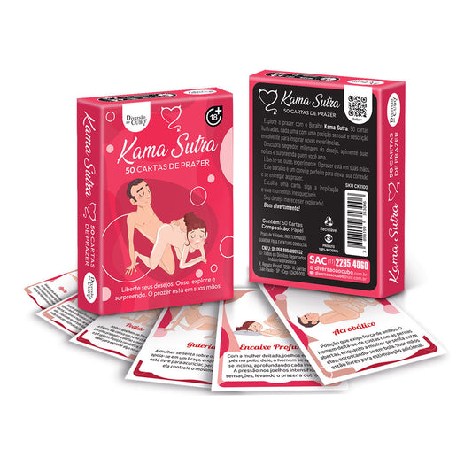 BARALHO KAMA SUTRA 50 CARTAS DE PRAZER COM POSIÇÕES