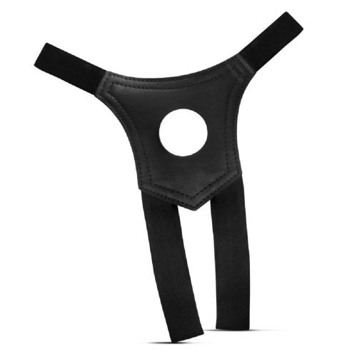 Cinta para prótese peniana Sexy Fantasy com furo de 4 cm e elásticos ajustáveis. Confira as características e compatibilidade antes da compra.