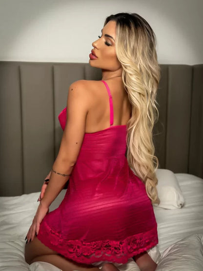 CAMISOLA SENSUAL SEM BOJO COM FENDA NA FRENTE TAM G