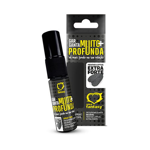 GARGANTA MUITO MAIS PROFUNDA SPRAY DESSENSIBILIZANTE MENTA SEXY FANTASY