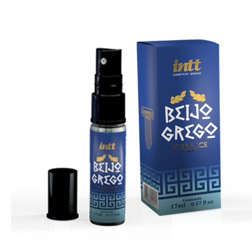 BEIJO GREGO EM SPRAY VIBRA E GELA MENTA INTT