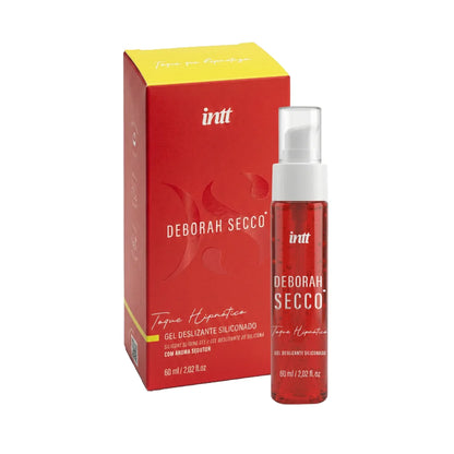 Gel Deslizante Siliconado Toque Hipnótico 60ml INTT, com textura sedosa, longa duração e alta resistência à água. Ideal para uma lubrificação confortável.