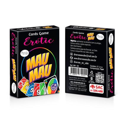 MAU MAU JOGO DE CARTAS ERÓTICO