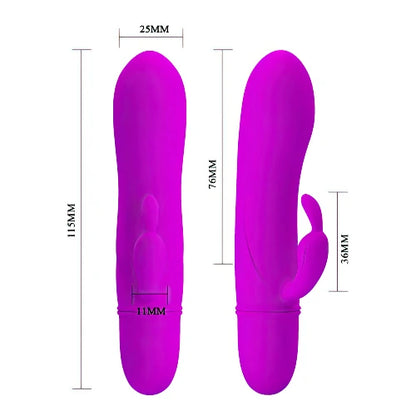 MINI VIBRADOR PONTO G 10 VIBRAÇÕES ROXO CAESAR PRETTYLOVE